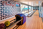 MSC Grandiosa. Full size bowling alley