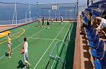 Norwegian Gem. Basketball and Tennis Court